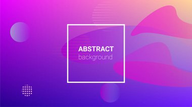 Renkli Arka plan. Yatay oryantasyon. Modern Geometrik Desen. Banner Tasarım Kompozisyonu. Renkli Arkaplan.