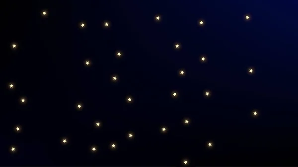 Carte de Constellation. Impression astronomique. Mystic Cosmic Sky with Many Stars. Modèle de galaxie nocturne. Vector Space Stars Arrière-plan . — Image vectorielle