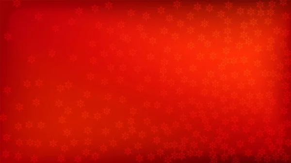 Schöne rote Weihnachten Hintergrund mit fallenden Schneeflocken. Vektor fallende Schneeflocken auf rotem Hintergrund. — Stockvektor