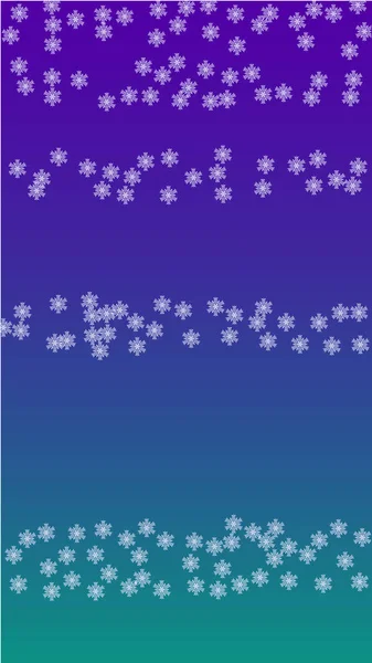 Schöne Weihnachten Hintergrund mit fallenden Schneeflocken. Element of Design mit Schnee für eine Postkarte, Einladungskarte — Stockvektor