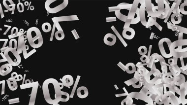 Karanlık Arkaplanda Şarkı Söyleyen Yüzler. Gümüş Perdeli Şarkılar ve Kar Taneli Kara Poster. Vektör İndirimi Arkaplanı.