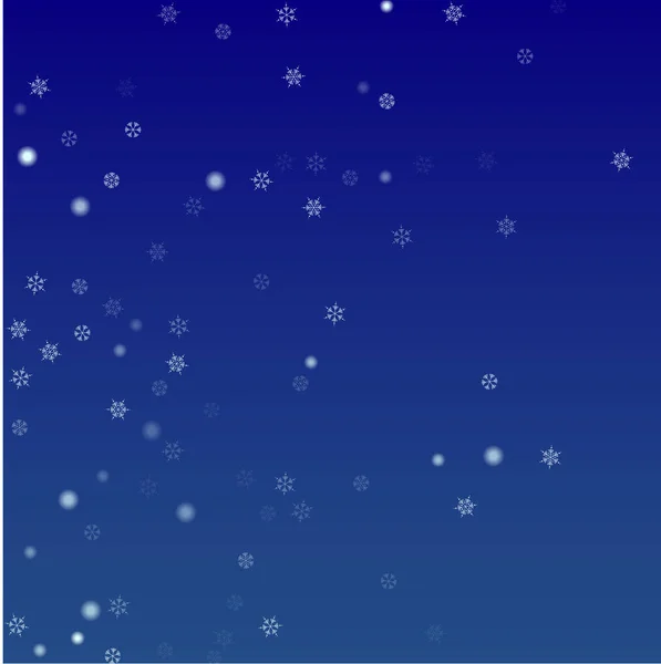 Piękne tło Boże Narodzenie z Falling Snowflakes — Wektor stockowy