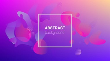 Gradyan Arka plan. Yatay oryantasyon. Banner Tasarım Kompozisyonu. Modern Geometrik Desen. Gradyan Arkaplanı.