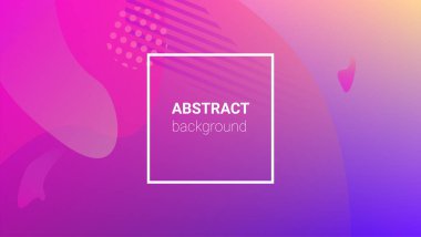 Gradyan Arka plan. Modern Geometrik Desen. Banner Tasarım Kompozisyonu. Yatay oryantasyon. Gradyan Arkaplanı.