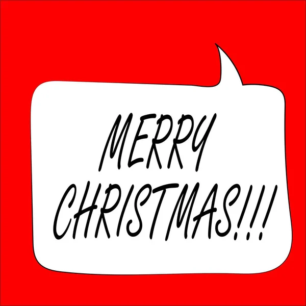 vektör çizim. gretting kartı ile metin mutlu Noeller!