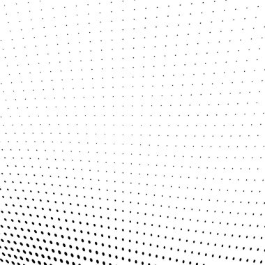 Yarı ton doku soyut. Beyaz arka planda siyah noktalar kaotik deseni. Fütüristik grunge yüzey