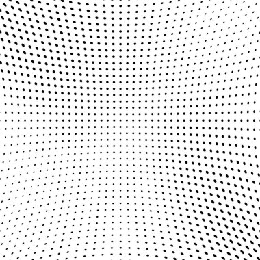 Yarı ton doku soyut. Beyaz arka planda siyah noktalar kaotik deseni. Fütüristik grunge yüzey