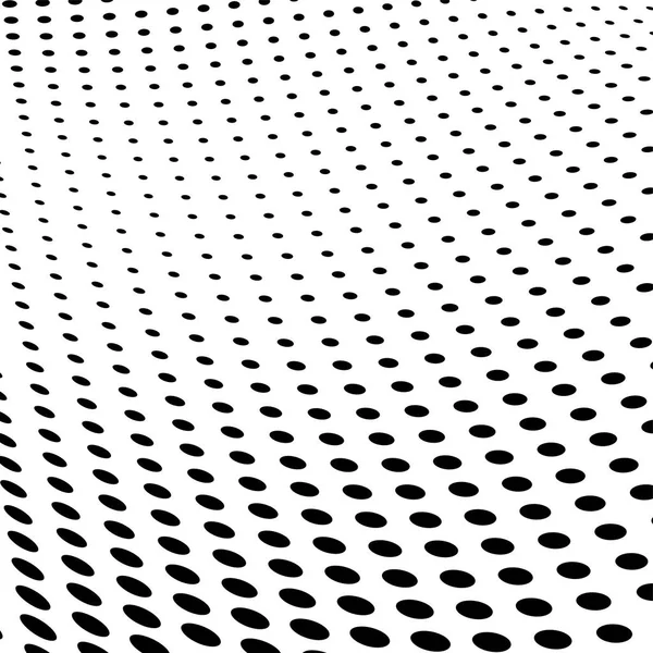 Texture Abstraite Demi Teinte Modèle Chaotique Points Noirs Sur Fond — Image vectorielle