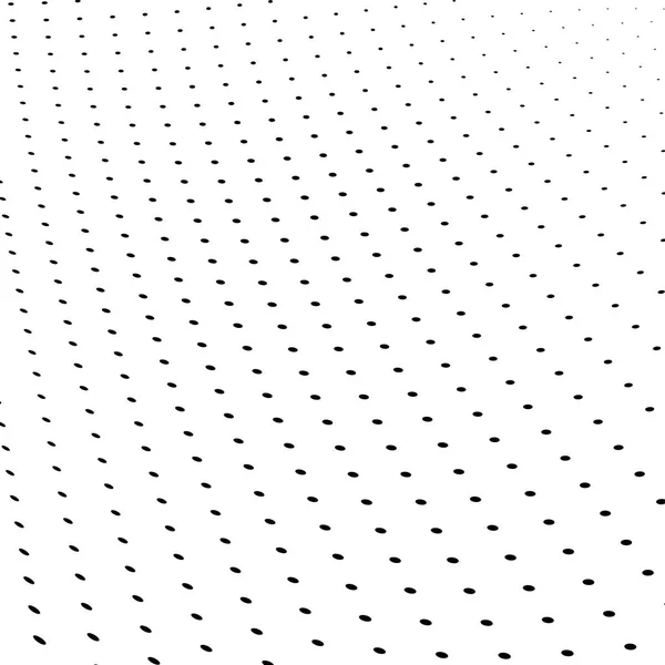 Textura Abstrato Meio Tom Padrão Caótico Pontos Pretos Fundo Branco — Vetor de Stock