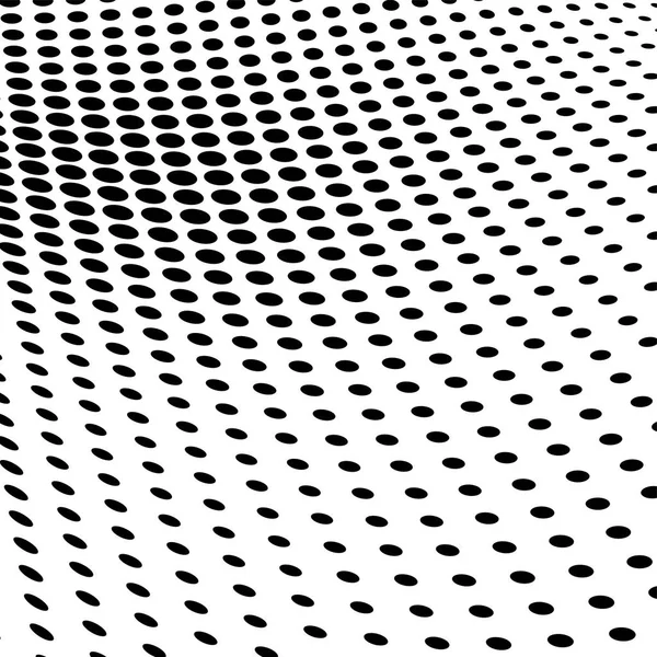 Αφηρημένη Ράστερ Υφή Χαοτική Μοτίβο Μαύρες Κουκίδες Λευκό Φόντο Φουτουριστικό — Διανυσματικό Αρχείο