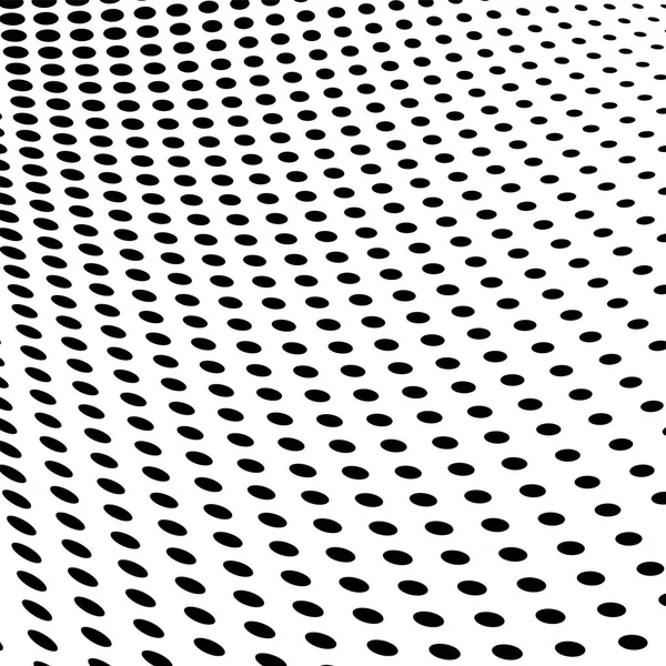 Texture Abstraite Demi Teinte Modèle Chaotique Points Noirs Sur Fond — Image vectorielle