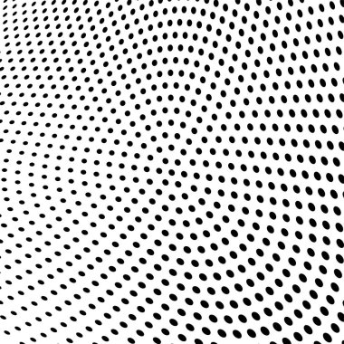 Yarı ton doku soyut. Beyaz arka planda siyah noktalar kaotik deseni. Fütüristik grunge yüzey