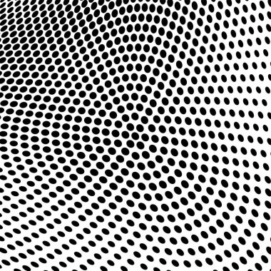 Yarı ton doku soyut. Beyaz arka planda siyah noktalar kaotik deseni. Fütüristik grunge yüzey