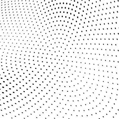 Yarı ton doku soyut. Beyaz arka planda siyah noktalar kaotik deseni. Fütüristik grunge yüzey