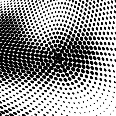 Yarı ton doku soyut. Beyaz arka planda siyah noktalar kaotik deseni. Fütüristik grunge yüzey