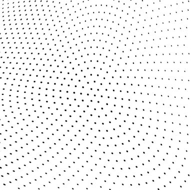 Yarı ton doku soyut. Beyaz arka planda siyah noktalar kaotik deseni. Fütüristik grunge yüzey