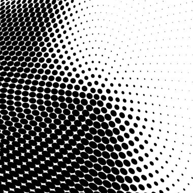 Yarı ton doku soyut. Beyaz arka planda siyah noktalar kaotik deseni. Fütüristik grunge yüzey