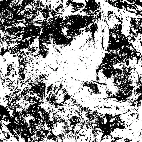Grunge Motif Noir Blanc Foncé Fissures Éraflures — Image vectorielle