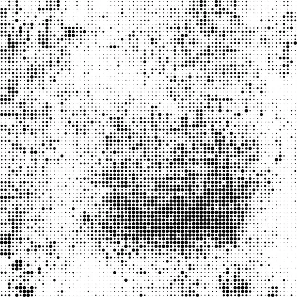 Полутоновая Текстура Черно Белая Абстрактный Монохромный Фон Точек — стоковый вектор