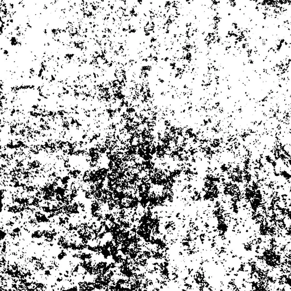 Grunge Dunkles Schwarz Weiß Muster Von Rissen Und Abschürfungen — Stockvektor