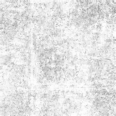 Radyal noktalı siyah ve beyaz