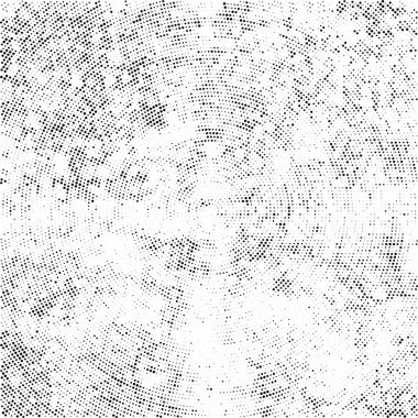 Radyal noktalı siyah ve beyaz