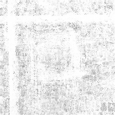 Radyal noktalı siyah ve beyaz