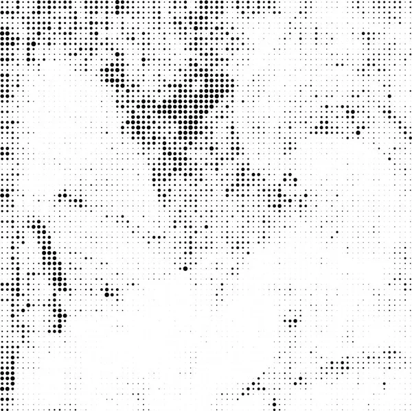 Полутоновая Текстура Черно Белая Абстрактный Монохромный Фон Точек — стоковый вектор