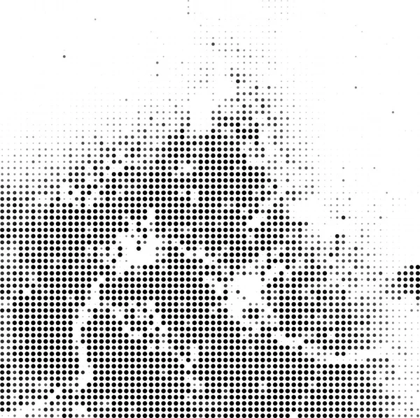 Patrón Medio Tono Blanco Negro — Vector de stock