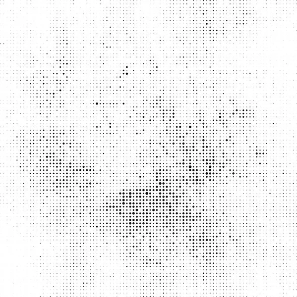 Halftone Abstrait Noir Blanc — Image vectorielle
