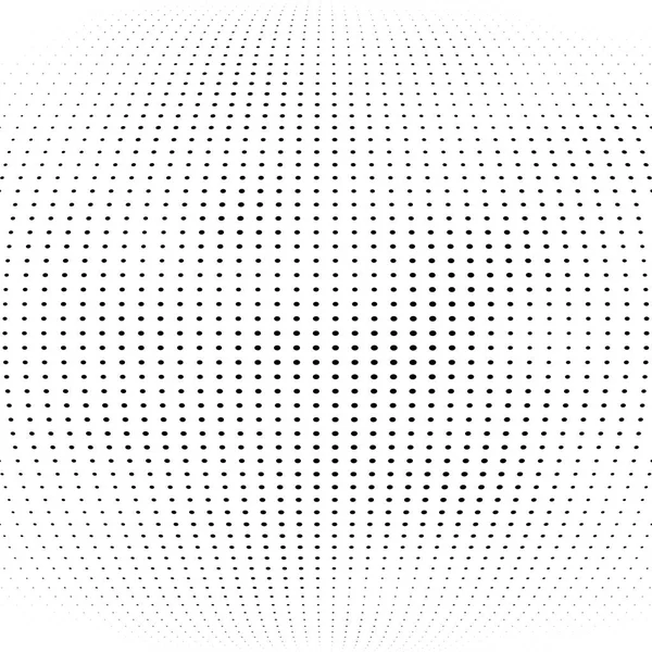 Abstract Halftone Radial Background — Stock Vector