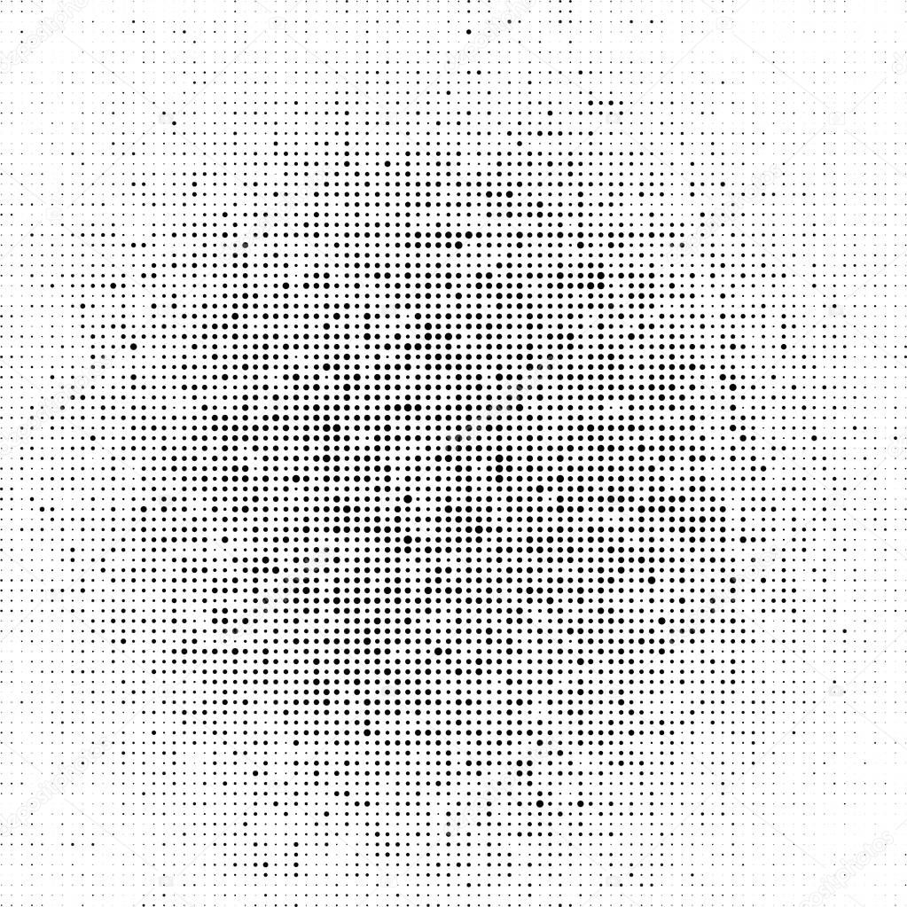Abstract halftone radial background