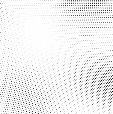 Soyut yarım ton arkaplan. Gelecekçi grunge deseni, noktalar çemberi. Posterlere, paketlere, ambalaj kağıtlarına baskı yapmak için vektör sanat dokusu