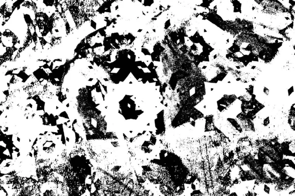 Fond Noir Blanc Abstrait Texture Grunge Modèle Vectoriel Monochrome — Image vectorielle