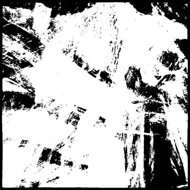 Grunge siyah beyaz. Soyut koyu doku. Arkaplan için desen monokrom. Kaotik kirli noktalar