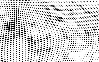 Monokrom yarım ton doku vektör dalgası