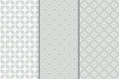 Bir dizi kusursuz doğrusal desen. Vektör arkaplanı tekrarlanıyor. Yazdırma için soyut şablon