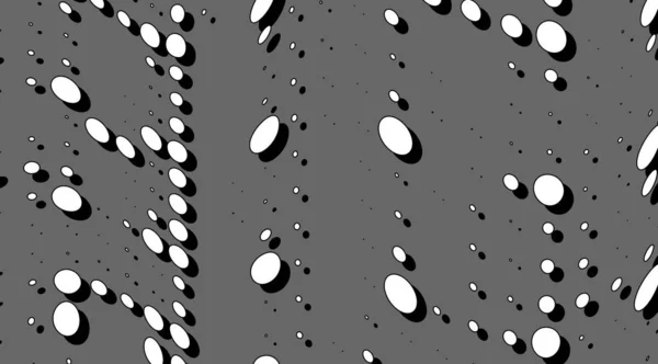 Abstraktní Pološedé Tečky Vektorová Textura Popu Vzorek Grunge Wave — Stockový vektor