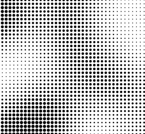 Абстрактний Напівтонова Хвиля Плямистий Фон Шаблон Чорних Крапок Білому Тлі Векторна Графіка