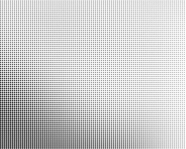 Soyut monokrom yarım ton. Siyah ve beyaz baskı deseni