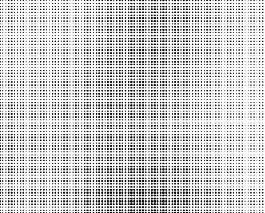 Soyut yarım ton dokusu. Noktalardan oluşan kaotik dalga deseni. Beyaz arkaplana mürekkep damlaları