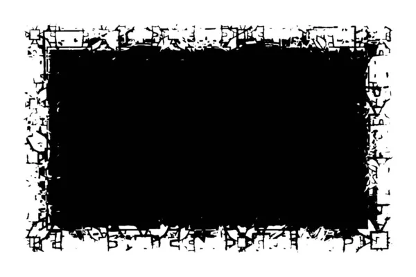 Grunge Černá Skvrna Bílém Pozadí Abstraktní Inkoustová Skvrna — Stockový vektor