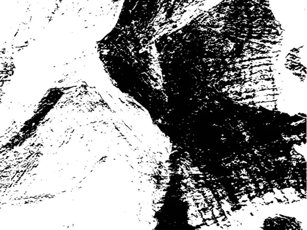 Abstract Monochrome Achtergrond Van Inktvlekken Grunge Textuur Zwart Wit — Stockvector
