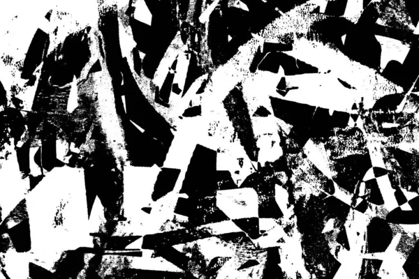 Abstrakter Schwarzweißer Hintergrund Grunge Textur Monochromes Vektormuster — Stockvektor