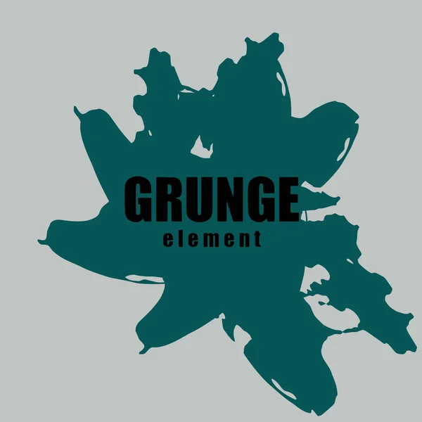 Abstraktes Farbfleck Grunge Element — Stockvektor