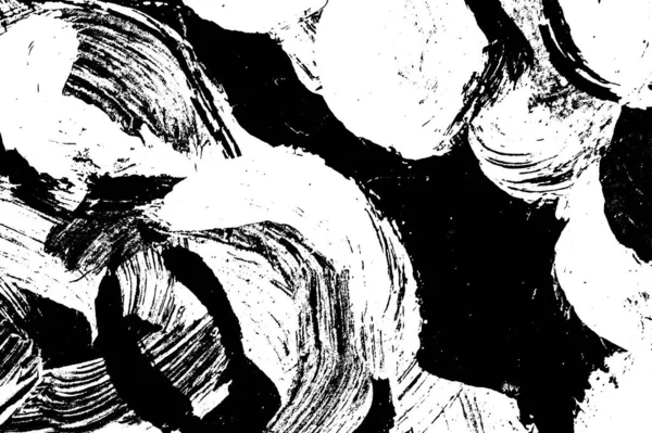 Fekete Fehér Grunge Textúra Fekete Festékcsíkok Tinta Piszok Absztrakt Monokróm — Stock Vector