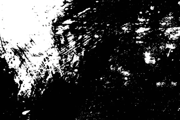 Siyah Beyaz Grunge Dokusu Siyah Boya Mürekkep Toprak Izleri Soyut — Stok Vektör