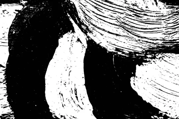 Czarno Biały Grunge Tekstury Czarne Smugi Farby Atramentu Brudu Abstrakcyjne — Wektor stockowy