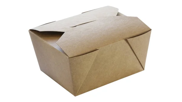 Caja de cartón para alimentos — Foto de Stock