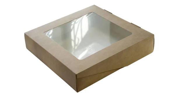 Cardboard box for food — Stock Photo, Image